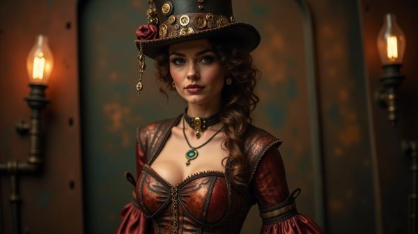 Faites briller votre style avec le steampunk femme